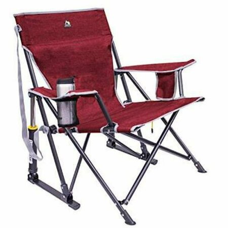 KD OFICINA Heathered Red Kickback Rocker Chair KD3240399